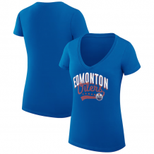 Edmonton Oilers Womens - Filigree Logo NHL T-Shirt