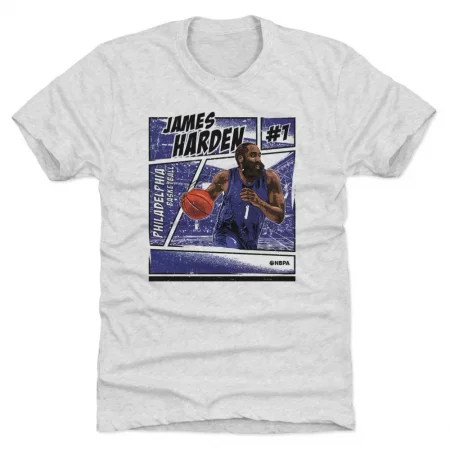 Philadelphia 76ers - James Harden Comic White NBA T-Shirt