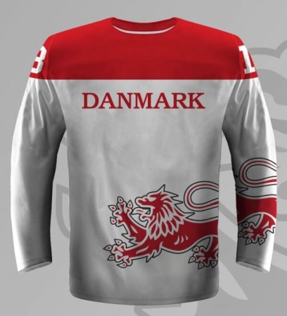 Dania - 2018 World Championship Replica Bluza + Minibluza/Własne imię i numer