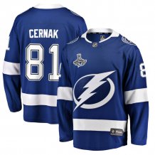 Tampa Bay Lightning - Erik Cernak 2021 Stanley Cup Champions NHL Trikot