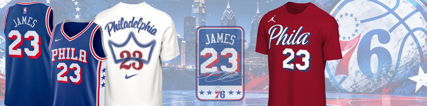 Philadelphia 76ers Lebron James tricka a dresy