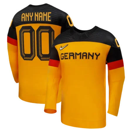 Germany Nike IIHF Official Jersey/Customized