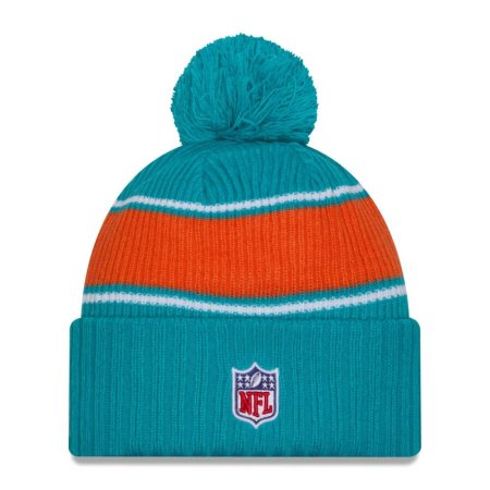 Miami Dolphins - 2024 Sideline Sport Aqua NFL Knit hat