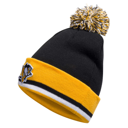 Pittsburgh Penguins - Team Stripe Cuffed NHL Zimná čiapka