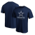 Dallas Cowboys - Team Lockup Navy NFL T-Shirt