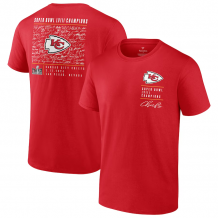 Kansas City Chiefs - Super Bowl LVIII Champions Signatures NFL T-Shirt