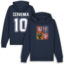 Česko - Roman Cervenka Hockey Navy Mikina s kapucí