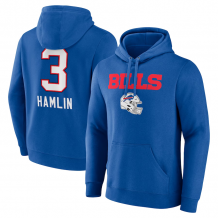 Buffalo Bills - Damar Hamlin Wordmark NFL Mikina s kapucňou