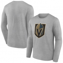Vegas Golden Knights - Primary Logo Team Logo Gray NHL Langärmlige Shirt
