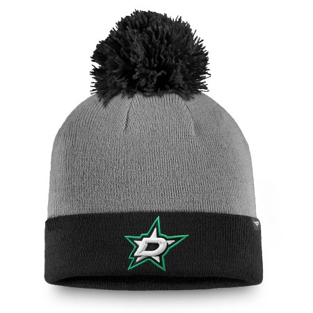 Dallas Stars - Gray Pom NHL Czapka zimowa