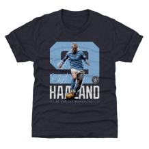 Manchester City Kinder - Erling Haaland Bold Number T-Shirt