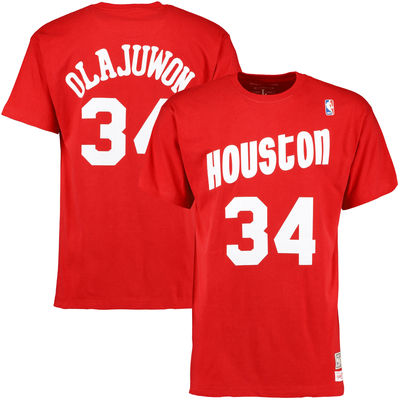 Houston Rockets - Hakeem Olajuwon Hardwood Classics NBA T-Shirt