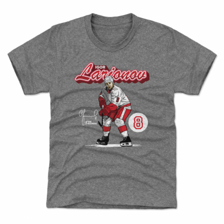 Detroit Red Wings Kinder - Igor Larionov Retro Script NHL T-Shirt