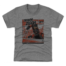 Anaheim Ducks Detské - Trevor Zegras Comic Grey NHL Tričko