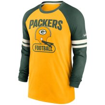 Green Bay Packers - Throwback Raglan NFL Tričko s dlouhým rukávem