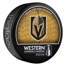 Vegas Golden Knights - 2023 Western Conference Champs NHL Puk