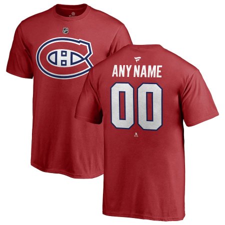 Montreal Canadiens - Team Authentic NHL T-Shirt mit Namen und Nummer