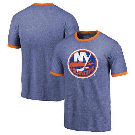 New York Islanders - Ringer Contrast NHL T-Shirt