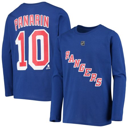 New York Rangers Youth - Artemi Panarin NHL Long Sleeve T-Shirt