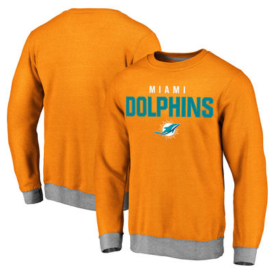 Miami Dolphins - Pro Line Team Essentials Elevation Clean Color Crew NFL Sweatshirt