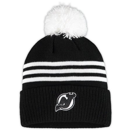 New Jersey Devils - Three Stripe Cuffed NHL Knit Hat