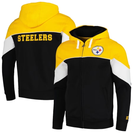 Pittsburgh Steelers - Starter Running Full-zip NFL Mikina s kapucí