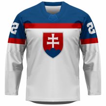 Slovensko - Marian Gaborik Hokejový Replica Fan Dres Biely