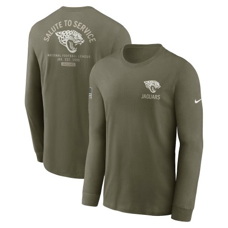 Jacksonville Jaguars - 2025 Salute To Service NFL Long Sleeve T-shirt