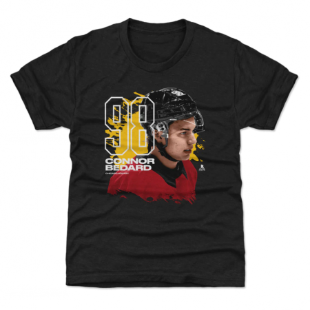 Chicago Blackhawks Youth - Connor Bedard Profile NHL T-Shirt