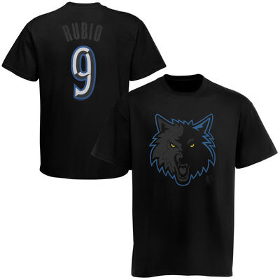 Minnesota Timberwolves - Ricky Rubio Reflective NBA T-Shirt