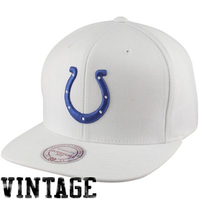 Indianapolis Colts - Basic Vintage Logo NFL Hat - Wielkość: regulowana