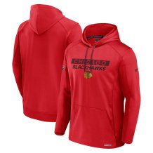 Chicago Blackhawks - 2024 Authentic Pro Rink Red NHL Mikina s kapucňou