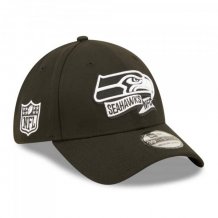 Seattle Seahawks - 2022 Sideline Black & White 39THIRTY NFL Hat