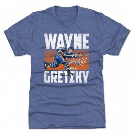 Edmonton Oilers - Wayne Gretzky Hockey Blue NHL T-Shirt