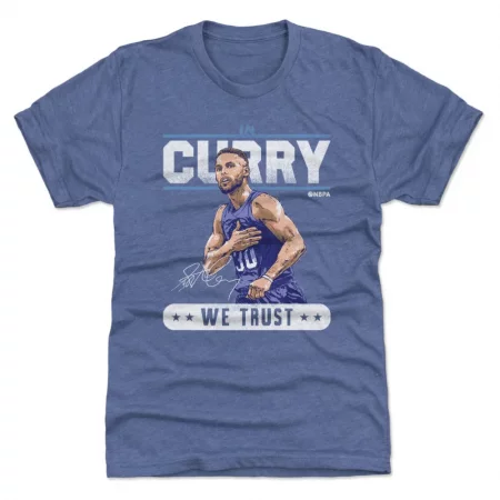 Golden State Warriors - Stephen Curry Trust Blue NBA Koszulka