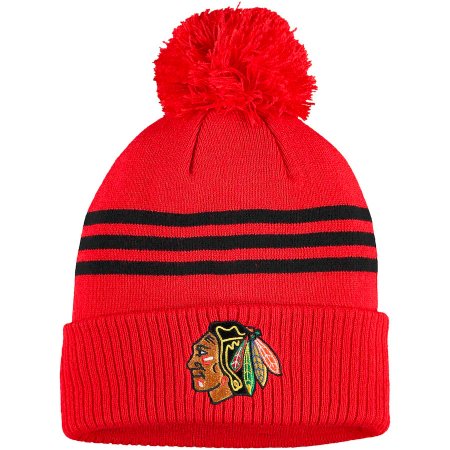 Chicago Blackhawks - Three Stripe Locker NHL Knit Hat