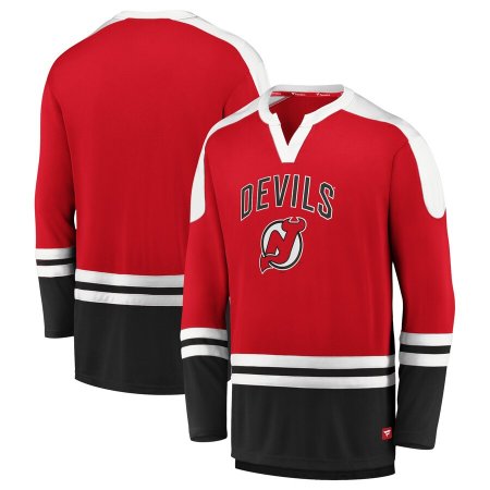New Jersey Devils - Iconic Slapshot NHL Long Sleeve T-Shirt-KOPIE