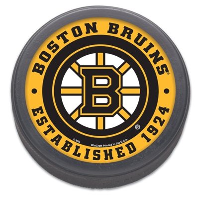Boston Bruins - Wincraft Printed NHL Puck