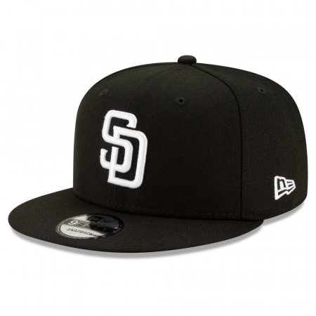San Diego Padres - Black & White 9Fifty MLB Czapka