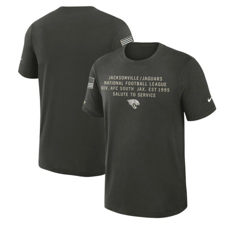 Jacksonville Jaguars - 2025 Salute To Service Slub NFL T-shirt