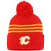 Calgary Flames - Three Stripe Locker Room NHL Knit Hat