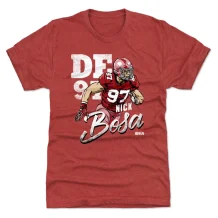 San Francisco 49ers - Nick Bosa Team Red NFL Tričko