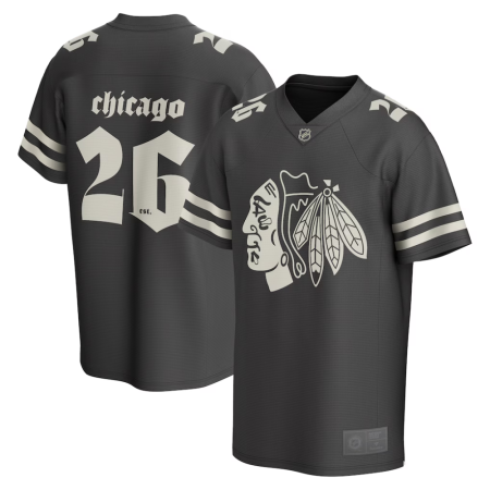 Chicago Blackhawks - Gothic Foundation Red NHL Fashion Koszułka