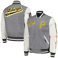 Pittsburgh Pirates - Script Tail Wool Full-Zip Varity MLB Jacket