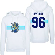 Finsko - Mikko Rantanen 2026 Hokejová Mikina s kapucí - biela