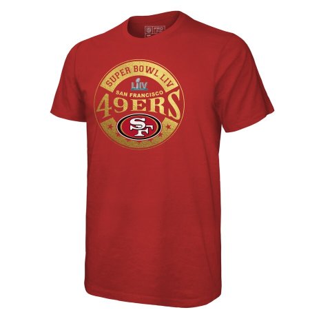 San Francisco 49ers - Super Bowl LIV The Zone Metallic NFL T-Shirt