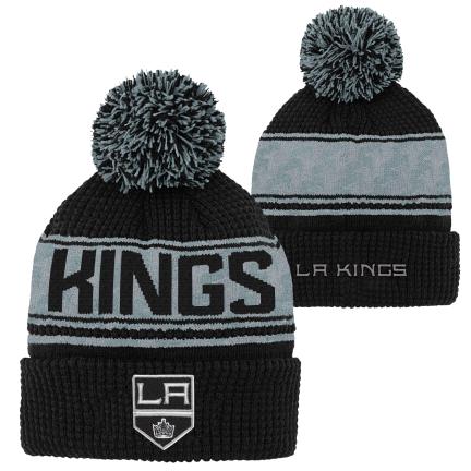 Los Angeles Kings Youth - Pattern Jacquard NHL Knit Hat