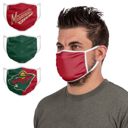 Minnesota Wild - Sport Team 3-pack NHL face mask