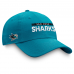 San Jose Sharks - Authentic Pro Rink Adjustable Teal NHL Kšiltovka