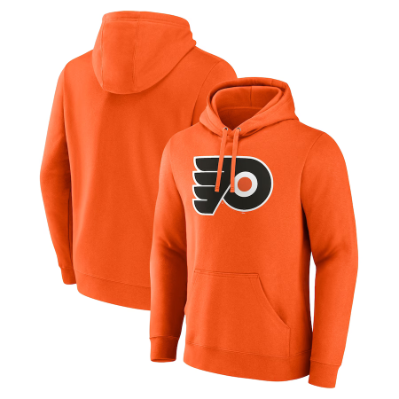 Philadelphia Flyers - Primary Logo Orange NHL Mikina s kapucí